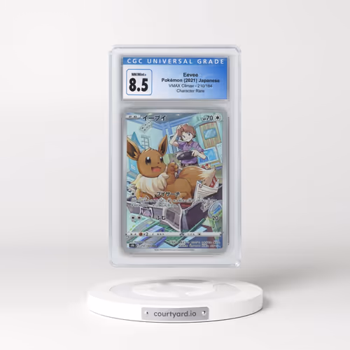 2021 VMAX Climax #210/184 Eevee - Character Rare (CGC 8.5 NM-MT+)