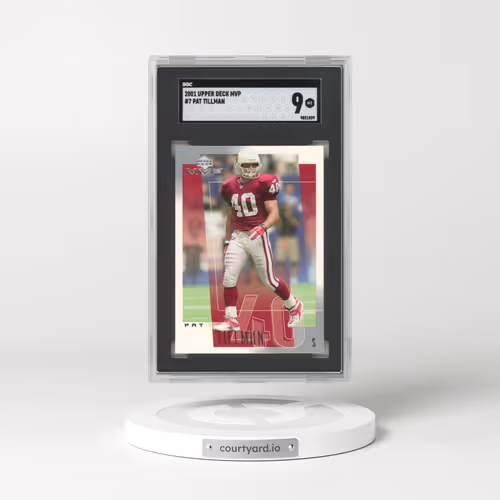 2001 Upper Deck MVP #7 Pat Tillman (SGC 9 MINT)