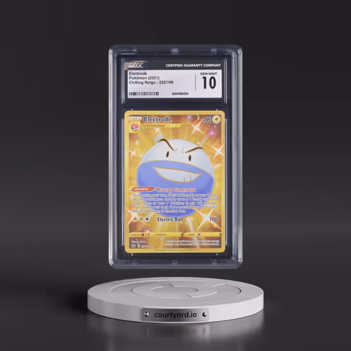2021 Chilling Reign #222/198 Electrode - Secret Rare Holo (CGC 10 GEM MINT)