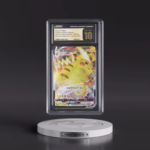2019 Sword & Shield Promos #265/S-P Pikachu VMAX - Holo CoroCoro Magazine - January 2022 (CGC 10 PRI