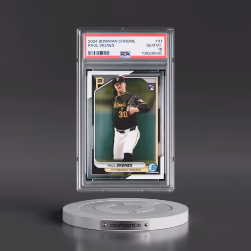 2024 Bowman Chrome #31 Paul Skenes (PSA 10 GEM MINT)