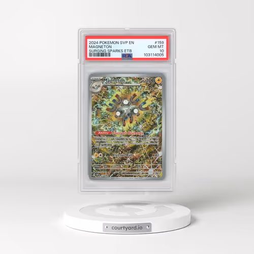 2024 Pokémon Svp EN-SV Black Star Promo #159 Magneton - Surging Sparks Elite Trainer Box (PSA 10 GEM MINT)
