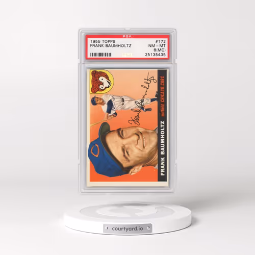 1955 Topps #172 Frank Baumholtz (PSA 8 NM-MT)