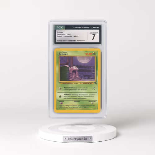 1999 Fossil #48 Grimer (CGC 7 NM)