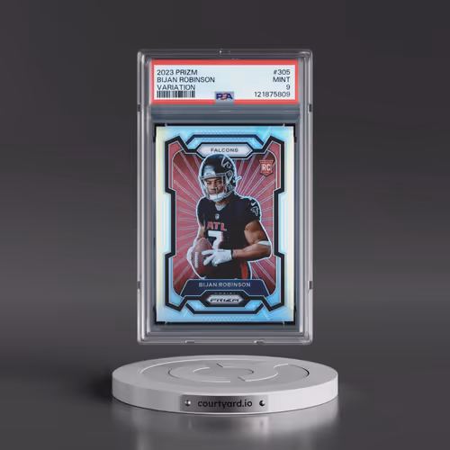 2023 Panini Prizm #305 Bijan Robinson - Variation (PSA 9 MINT)
