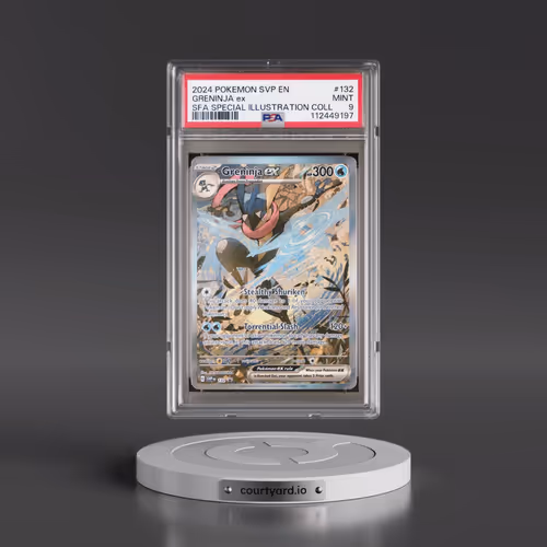 2024 Pokémon Svp EN-SV Black Star Promo #132 Greninja EX - Holo Shrouded Fable Special Illustration