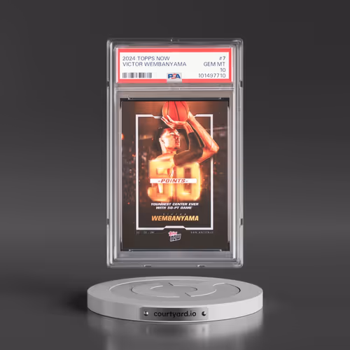 2024 Topps Now #7 Victor Wembanyama (PSA 10 GEM MINT)
