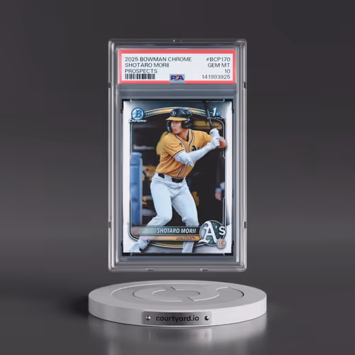 2025 Bowman Chrome Prospects #BCP170 Shotaro Morii (PSA 10 GEM MINT)
