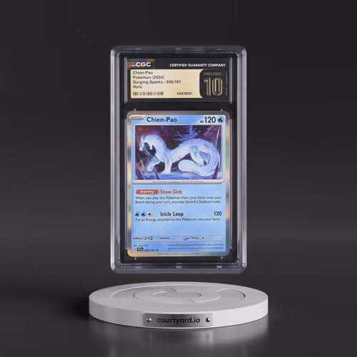 2024 Surging Sparks - SSP EN #056/191 Chien-Pao - Holo (CGC 10 PRISTINE)