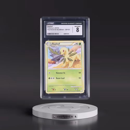 2010 HeartGold & SoulSilver #35/123 Bayleef (CGC 8 NM-MT)