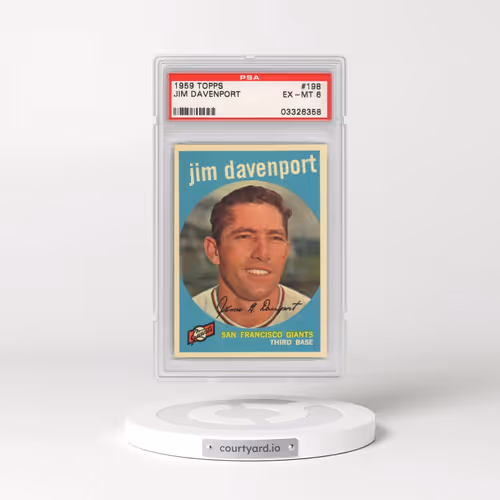 1959 Topps #198 Jim Davenport (PSA 6 EX-MT)