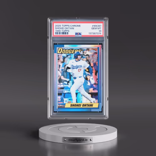 2025 Topps Chrome 1990 Topps #90CB7 Shohei Ohtani (PSA 10 GEM MINT)