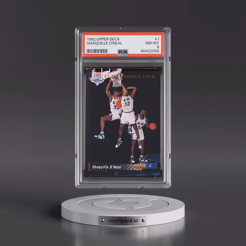 1992 Upper Deck #1 Shaquille O'Neal (PSA 8 NM-MT)