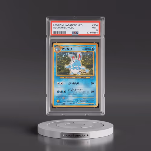 2000 Pokémon Neo #184 Azumarill - Holo (PSA 9 MINT)