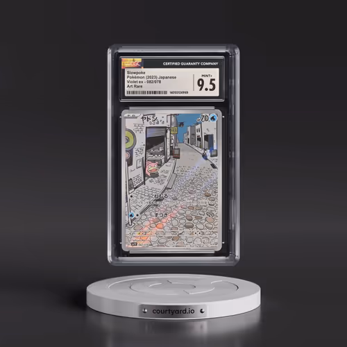 2023 Violet ex #082/078 Slowpoke - Art Rare Holo (CGC 9.5 MINT+)