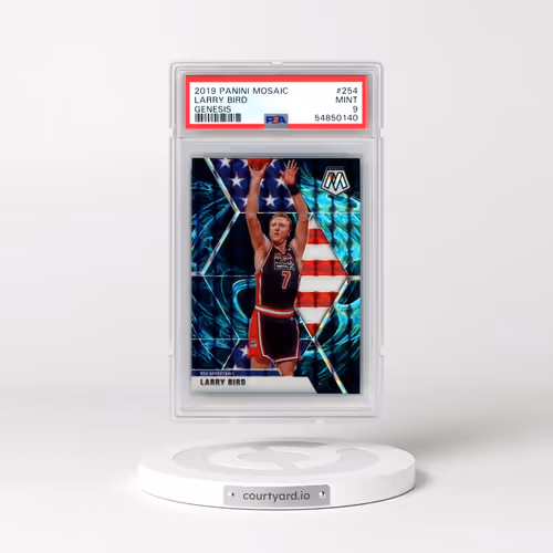 2019 Panini Mosaic #254 Larry Bird - Genesis (PSA 9 MINT)