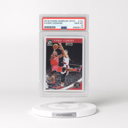 2018 Panini Donruss Optic #121 Kawhi Leonard (PSA 10 GEM MINT)