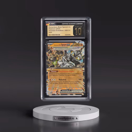 2024 Prismatic Evolutions - PRE EN #058/131 Cornerstone Mask Ogerpon ex - Holo (CGC 10 PRISTINE)