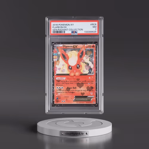 2016 Pokémon XY Generations Radiant Collection #RC6 Flareon EX - Holo (PSA 7 NM)
