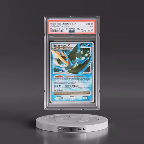 2007 Pokémon Diamond & Pearl Black Star Promo #DP11 Empoleon LV.X - Holo (PSA 7 NM)