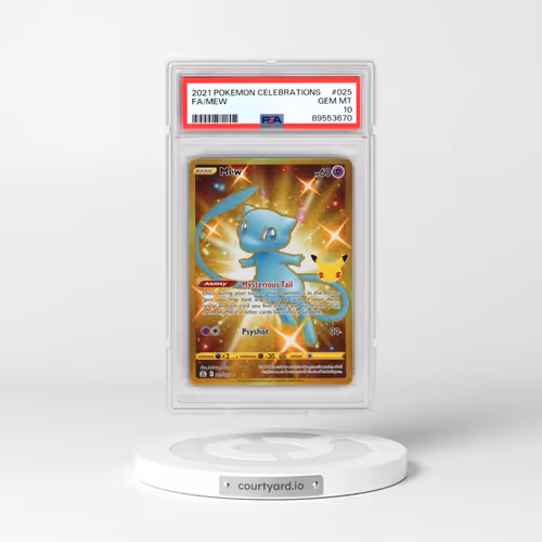 2021 Pokémon Celebrations #025 Mew - Full Art (PSA 10 GEM MINT)