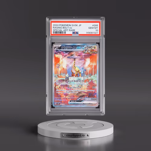 2024 Pokémon Sv5k-Wild Force #095 Raging Bolt EX - Holo Special Art Rare (PSA 10 GEM MINT)