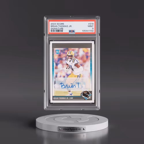 2024 Panini Score #319 Brian Thomas Jr. - Signature (PSA 9 MINT)