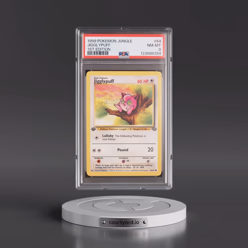 1999 Pokémon Jungle #54 Jigglypuff - 1st Edition (PSA 8 NM-MT)
