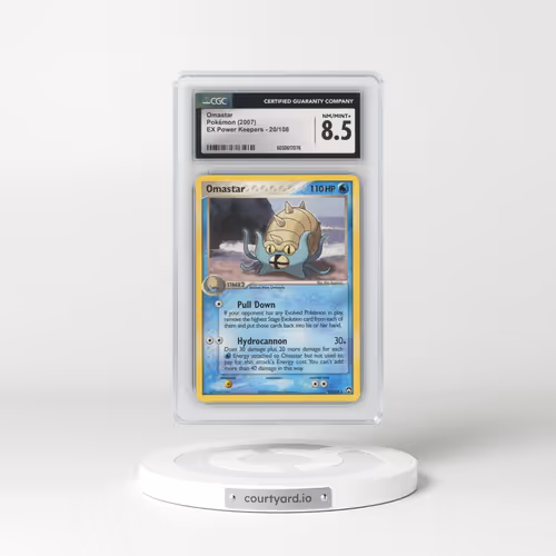 2007 EX Power Keepers #20/108 Omastar (CGC 8.5 NM-MT+)
