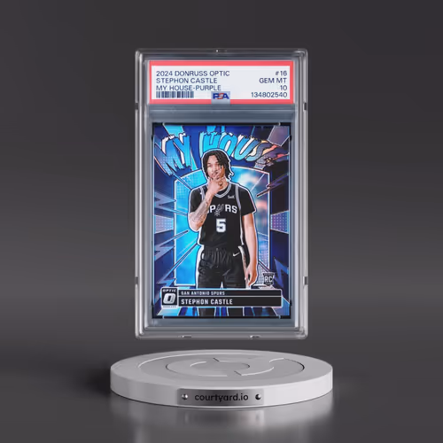2024 Panini Donruss Optic My House #16 Stephon Castle - Purple (PSA 10 GEM MINT)