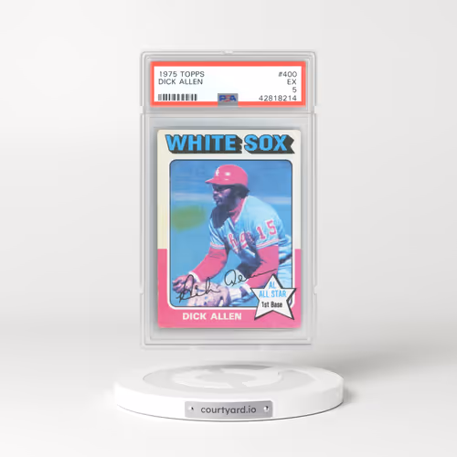 1975 Topps #400 Dick Allen (PSA 5 EX)