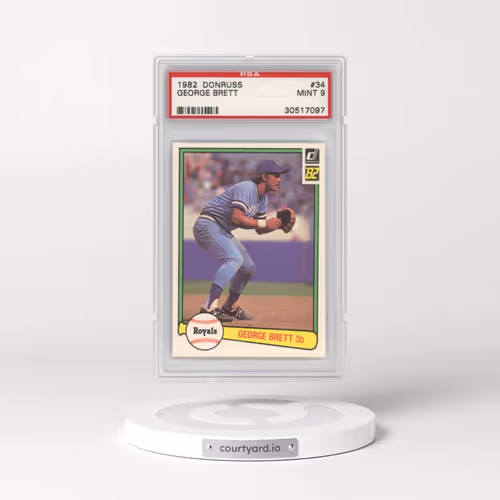 1982 Donruss #34 George Brett (PSA 9 MINT)