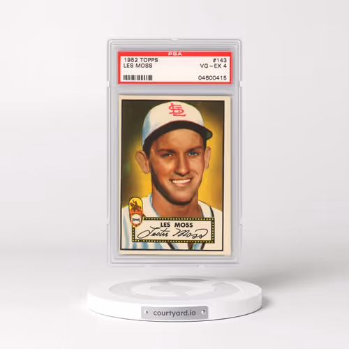 1952 Topps #143 Les Moss (PSA 4 VG-EX)