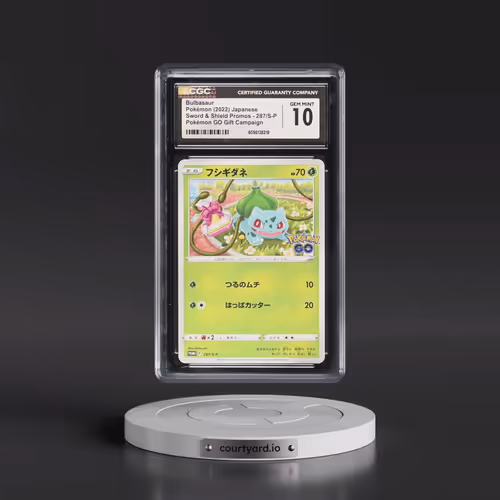 2019 Sword & Shield Promos #287/S-P Bulbasaur - Pokémon GO Promo Gift Campaign (CGC 10 GEM MINT)