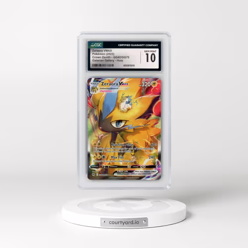 2022 Crown Zenith #GG42/GG70 Zeraora VMAX - Holo (CGC 10 GEM MINT)