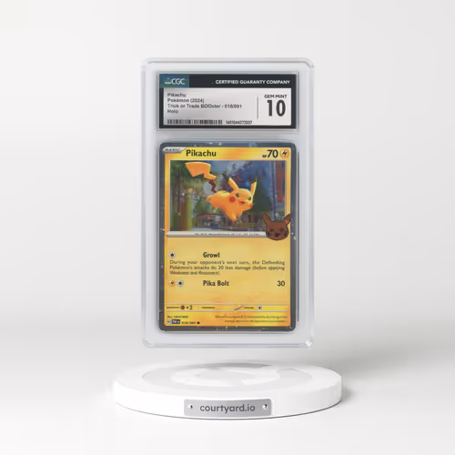 2024 Trick or Trade BOOster (2024) #018/091 Pikachu - Holo (CGC 10 GEM MINT)