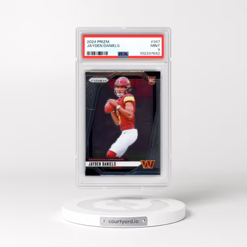 2024 Panini Prizm #347 Jayden Daniels (PSA 9 MINT)