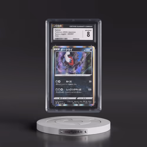 2022 Space Juggler #045/067 Darkrai - Holo (CGC 8 NM-MT)