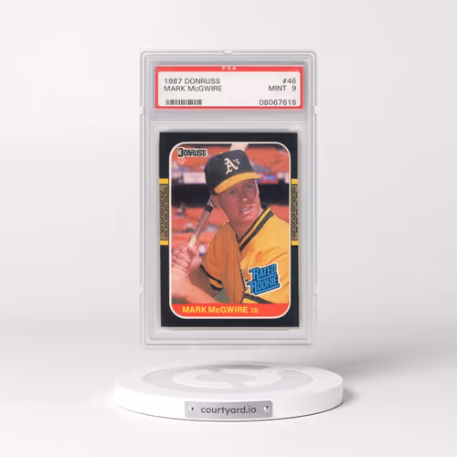 1987 Donruss #46 Mark McGwire (PSA 9 MINT)
