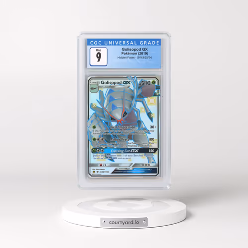 2019 Hidden Fates #SV48/SV94 Golisopod GX - Holo (CGC 9 MINT)