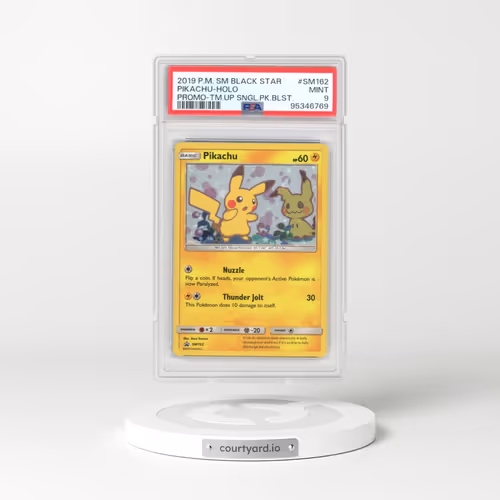 2016 Black Star Promos - Sun & Moon #SM162 Pikachu (PSA 9 MINT)