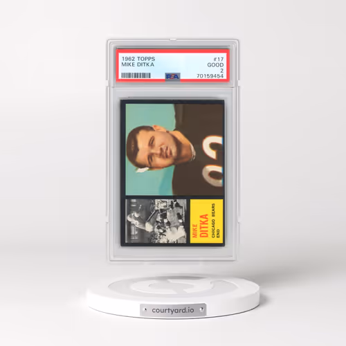 1962 Topps #17 Mike Ditka (PSA 2 GOOD)