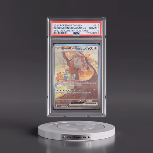 2024 Pokémon Twm EN-Twilight Masquerade #216 Bloodmoon Ursaluna EX - Holo Special Illustration Rare
