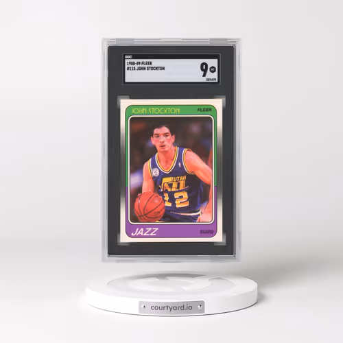 1988 Fleer #115 John Stockton (SGC 9 MINT)