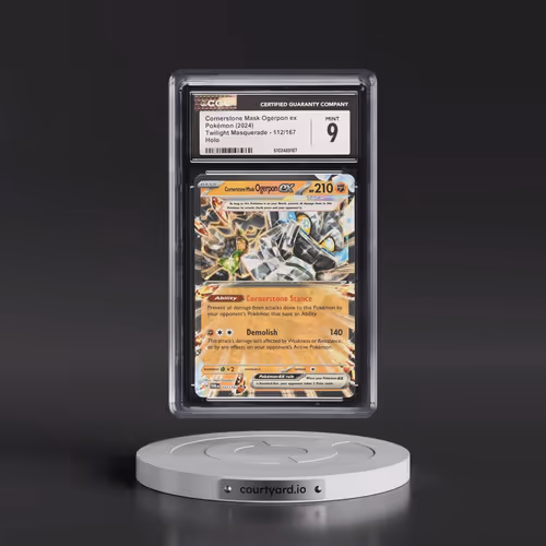 2024 Pokémon Twm EN-Twilight Masquerade #112 Cornerstone Mask Ogerpon EX - Holo (CGC 9 MINT)