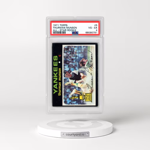 1971 Topps #5 Thurman Munson - All-Star Rookie (PSA 4 VG-EX)