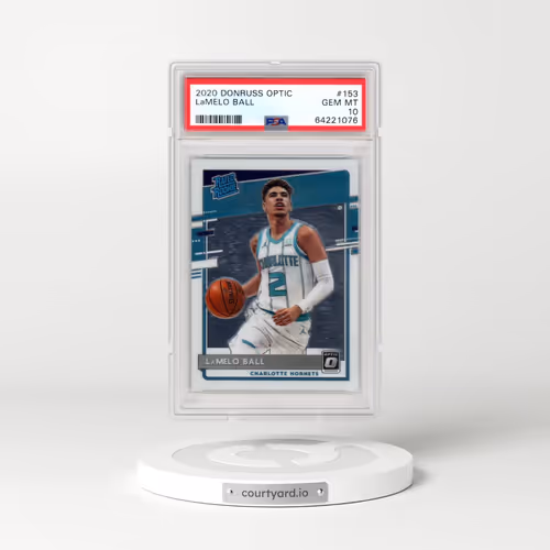 2020 Panini Donruss Optic #153 LaMelo Ball (PSA 10 GEM MINT)