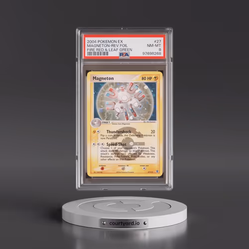 2004 Pokémon EX Fire Red & Leaf Green #27 Magneton - Reverse Foil (PSA 8 NM-MT)
