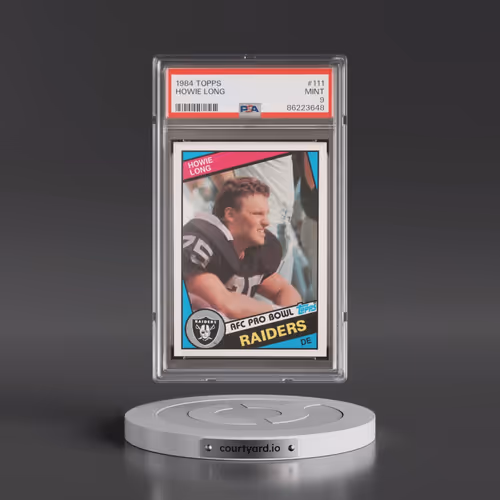 1984 Topps #111 Howie Long (PSA 9 MINT)