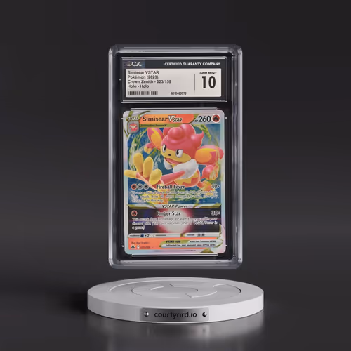 2023 Crown Zenith #023/159 Simisear VSTAR - Holo (CGC 10 GEM MINT)